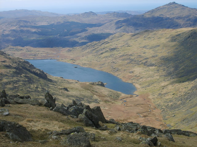 Seathwaite Tarn takes its name from the village